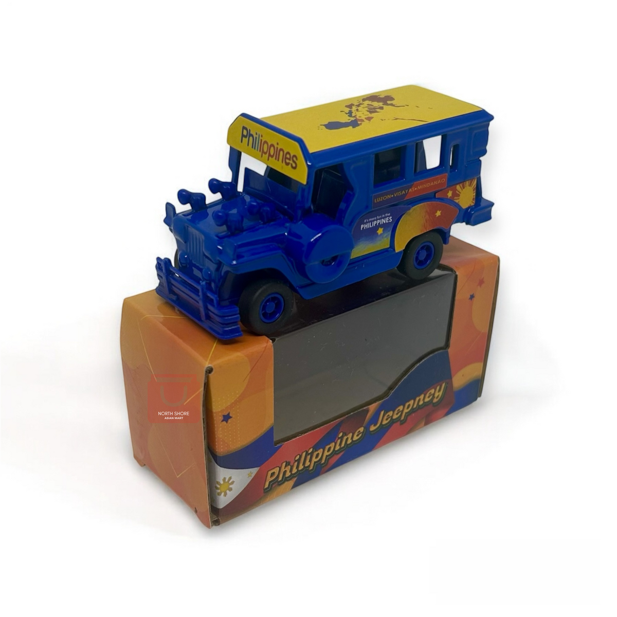 Philippine Jeepney Blue Die-Cast Metal Replica – North Shore Asian