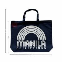 Manila Blue Canvas Bag