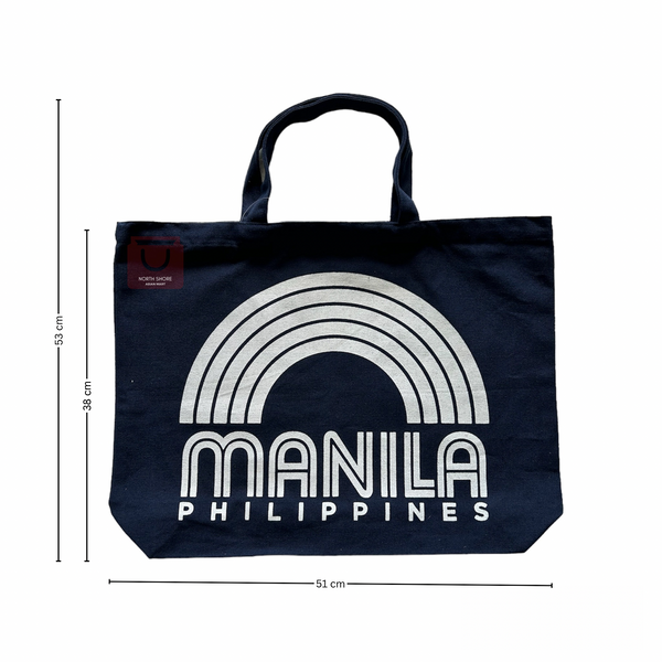 Manila Blue Canvas Bag