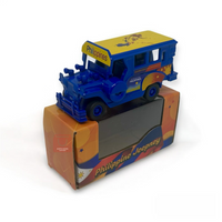 Philippine Jeepney Blue Die-Cast Metal Replica