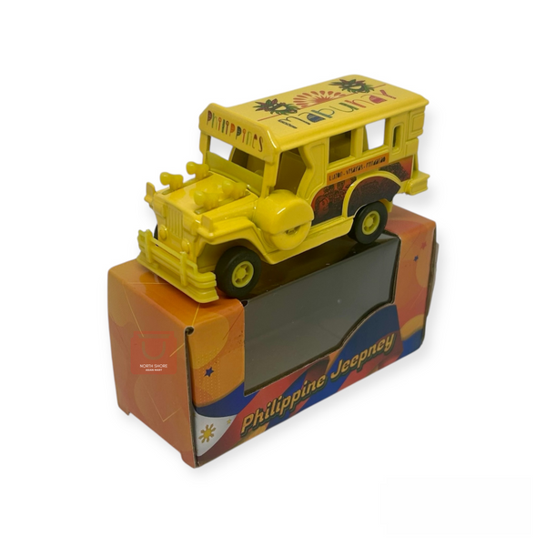 Philippine Jeepney Yellow Die-Cast Metal Replica