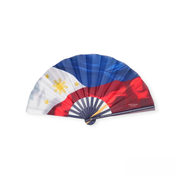 Filipino Abaniko Handheld Fan Paypay Pamaypay Philippine Flag