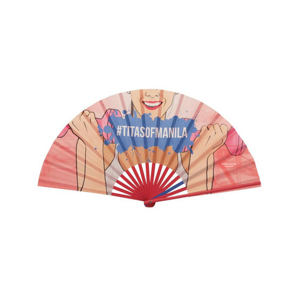 Filipino Abaniko Handheld Fan Paypay Pamaypay Titas of Manila